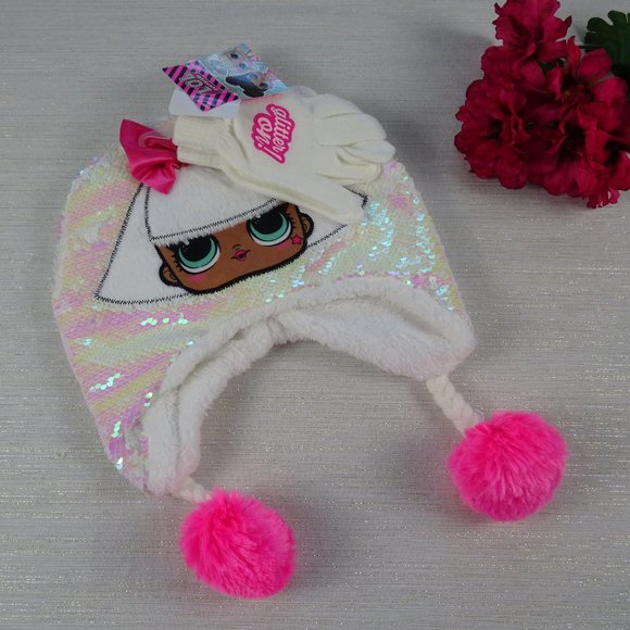 L.O.L. Surprise! Other - NWT! L.O.L. Surprise! Sequin Hat and Glove Set